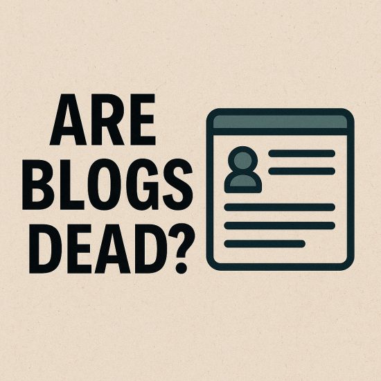 Are blogs dead?